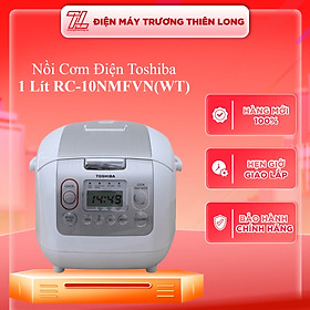 Nồi Cơm Điện Tử Toshiba RC-10NMFVN (WT) (1 Lít) - Hàng Chính Hãng