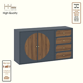Mua  Happy Home Furniture  BANA  Tủ lưu trữ 2 cửa mở - 4 ngăn kéo  140cm x 40cm x 76cm ( DxRxC)  TCM_126