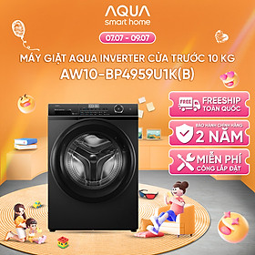 Mua Máy giặt Aqua Inverter 10 kg AW10-BP4959U1K(B) - Bảo hành 2 năm - Hàng chính hãng