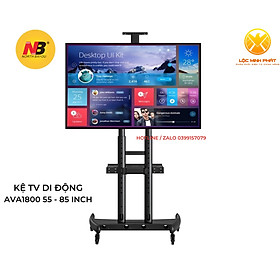 Giá Treo Tivi Di Động NB - AVA1800 Tivi 55" - 85" inch có bánh xe di chuyển - HÀNG CHÍNH HÃNG