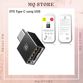 Mua Đầu chuyển OTG USB Type C sang USB Full size Baseus (TYPE C Male to USB Female Cable Adapter Converter)( HÀNG CHÍNH HÃNG)
