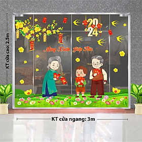 Mua DECAL TRANG TRÍ TẾT 2024 CHO TRƯỜNG ĐẠI HỌC
