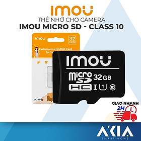 Thẻ nhớ cho camera IMOU chuẩn Micro SD dung lượng 32GB/64GB class 10 U1 tốc độ cao, hàng chính hãng - 64GB