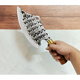 Mua Dao Chuyên Chặt Dáng Long Đ.ao - Rèn Từ Thép Nhíp