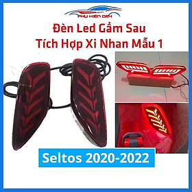 Đèn led gầm sau ô tô Seltos 2020-2021-2022 tích hợp xi nhan mẫu 1