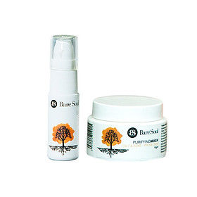 Combo Kem dưỡng & Mặt nạ thanh lọc travel size - Da dầu và da mụn - Purifying Moituriser & Mask Oily & Acne Prone Skin
