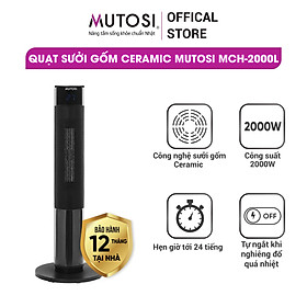 Mua Quạt sưởi gốm Ceramic Mutosi MCH-2000L - Hàng chính hãng