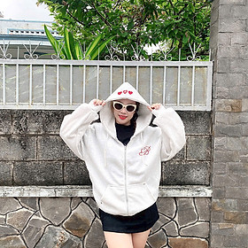 Áo Khoác Chống Nắng chất Thun Nỉ Bông Mềm Mịn, Nón Trùm Rộng 2 Lớp Thời Trang