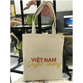 Túi tote vải canvas in hình độc đáo