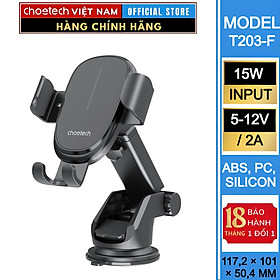 Mua Giá đỡ điện thoại sạc không dây trên ô tô 15W Choetech T203-F (Hàng chính hãng)
