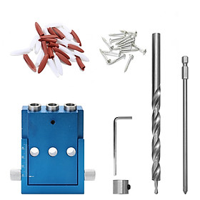 Woodworking Oblique Hole Locator Pocket Hole Jig Kit Set Hole opener locator Woodworking Drill Guide Woodworking DIY