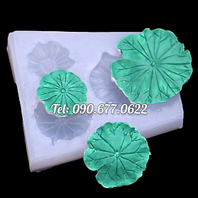 Mua Khuôn silicone làm rau câu 3 lá sen lớn nhỏ - Mã số 1228