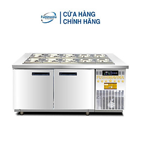 Mua  CỬA HÀNG CHÍNH HÃNG  Bàn Salad 1m2 Cánh Inox