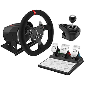 Mua Vô lăng chơi game PXN V10 Metal FFB Pro Racing Wheel Có Phản Hồi Lực - Hàng Chính Hãng