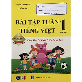 QB - bài tập tuần tiếng việt 1/2 - cùng học để phát triển năng lực