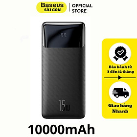 Pin sạc dự phòng 15W Baseus Bipow Digital Display Power Bank (10.000 mAh, 20.000mAh, 30.000 mAh)- HÀNG CHÍNH HÃNG