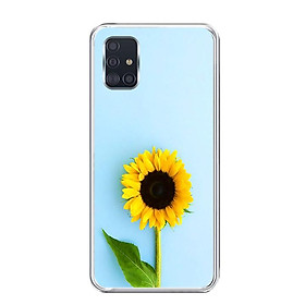 Ốp lưng dẻo cho điện thoại Samsung Galaxy A51 - 0325 SUNFLOWER05 - Hàng Chính Hãng
