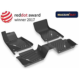 Thảm lót sàn xe ô tô BMW X2 2018-đến nay nhãn hiệu Macsim 3W - chất liệu nhựa TPE đúc khuôn cao cấp - màu đen