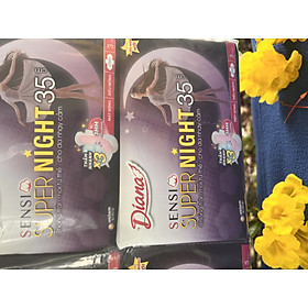 1 Gói Băng Vệ Sinh Diana Sensi Ban Đêm 29cm- Diana Sensi Night 29cm (Mỗi gói 4 miếng)- HSD luôn mới