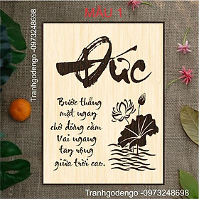 Mua Tranh gỗ chữ Đức
