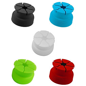 5Pcs Silicone Mini Holder Storage Winder Case Stretch  Earphone Wrap