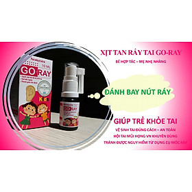 Hình ảnh Chai xịt tan ráy tai GO-RAY (hộp 1 chai 10ML) date xa 2026