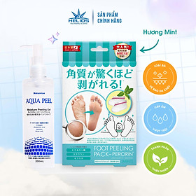 Combo chăm sóc da AQUA PEEL 200ML + FOOT PEELING PACK - PERORIN (MINT) (Hộp 1 túi)