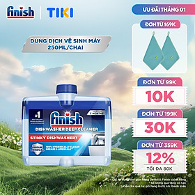Dung Dịch Tẩy Rửa Máy Rửa Chén Bát Finish Dishwasher Deep Cleaner