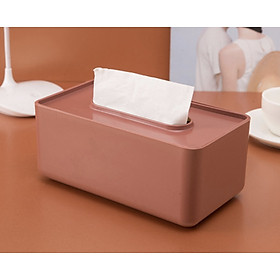 Hộp đựng khăn giấy trơn basic