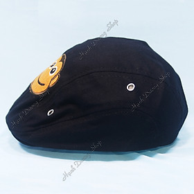 Mũ beret cho bé trai thêu hình khỉ độc đáo, phong cách năng động cho bé yêu - Hạnh Dương