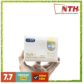 Combo 10 Gói Khăn Giấy Rút SOFT Siêu Dai 300 Tờ Màu Trắng