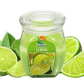 Hũ nến thơm tinh dầu Bolsius Fresh Lemon 305g QT024371 - hương chanh tươi, nến trang trí, thơm phòng, thư giãn, Hỗ trợ khử mùi