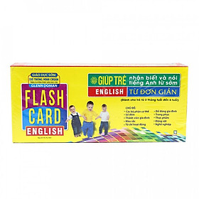 Sách - Flashcard English - từ đơn giản (hộp thẻ) Kèm Quà tặng
