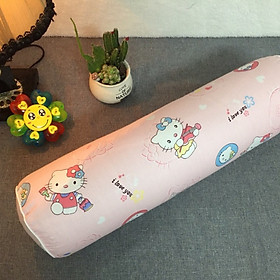 Gối ôm trẻ em vỏ cotton 100% - Tặng móc khóa Houston