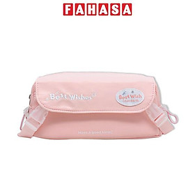 Bóp Viết Vải Best Wishes - Yescholar 9233 - Màu Hồng
