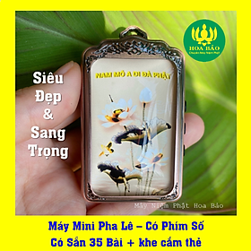 Mua Máy Niệm Phật Mini có phím số - Pha Lê Đồng Siêu Đẹp  có sẵn 35 bài  khe cắm thẻ nhớ