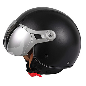 Motorcycle Electromobile Helmet Half Covered Type Electric Half-face Male Retro Helmet Safety Helmet