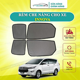 Rèm che nắng nam châm cho xe Toyota Innova, bộ 4 tấm cho 4 cửa, hàng loại 1 cao cấp nhất, vừa khít kính