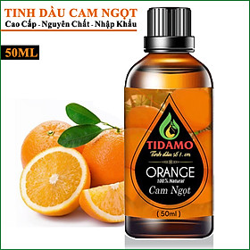 Tinh dầu Cam Ngọt Nguyên Chất 50ML (ORANGE) - Tinh dầu Cam Cao Cấp Giúp Thư Giãn Tinh Thần, Khử Mùi, Xua Đuổi Côn Trùng, Thích Hợp Dùng Với Đèn Xông Và Máy Khuếch Tán Tinh Dầu