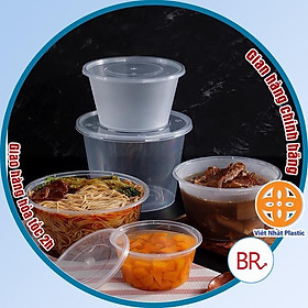 Mua 10 Hộp nhựa tròn Việt Nhật đa năng 450ml dùng 1 lần nhựa PP (6633) – Hộp nhựa đựng cháo súp  tiện dụng – 01768