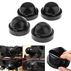 2 Pair Rubber Housing Seal Cap Dust Cover For Car LED HID Headlight 85mm/100mm