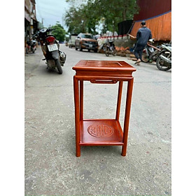 Đôn chân tròn gỗ hương đá (mặt 30x30 cm, cao 60,70,80cm)