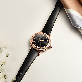 Đồng hồ nữ chính hãng IW Carnival 556L-D2 Kính sapphire,chống xước,Chống nước 30m,bảo hành dài hạn ,thay pin miễn phí,Máy điện tử(pin),dây da