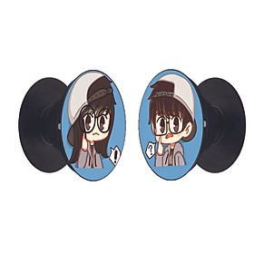 Combo 2 giá đỡ điện thoại - Popsocket cặp đôi Anh và Em cute - dễ thương - độc lạ - Hàng chính hãng