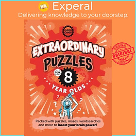 Sách - Extraordinary Puzzles For Eight Year Olds by Luke Newell (UK edition, paperback)