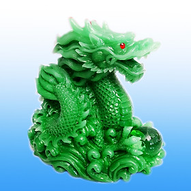 Tượng Rồng Ôm Ngọc 12 cm Trang Trí Phòng Khách Giúp Khai Vận Cát Tường và May Mắn TPT079