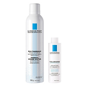 Combo Nước Khoáng Làm Dịu Và Bảo Vệ Da La Roche Posay Thermal Spring Water 100873966 (300ml) - Sữa Rửa Mặt La Roche Posay (50ml)