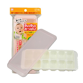 Khay Đựng Đồ Ăn Dặm Cho Bé Có Nắp Đậy (12 Ngăn) - Nội Địa Nhật Bản