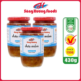 3 Hũ Dưa Mắm Sông Hương Foods Hũ 430g