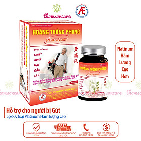 Hoàng thống phong Platinum - Lọ 60v Mẫu mới Hàm lượng cao và hiệu quả hơn